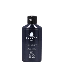 Famaco Verzorgende & Voedende creme, reinigingslotion voor glad leer Groen