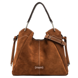Gianni Chiarini Schoudertas / Crossbodytas Dames Suede Era Bruin