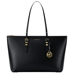 Michael Kors Shopper / Schoudertas Dames Leer Quinn Zwart