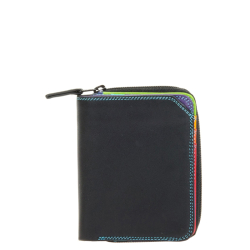MyWalit Portemonnee / Portefuille Dames Met Rits Leer Small Zip Zwart