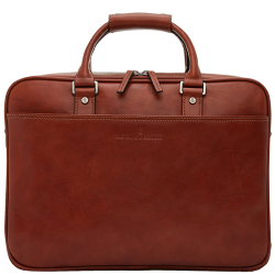 Castelijn en Beerens Laptoptas / Aktetas / Werktas 15.6 Inch Leer Verona Bruin