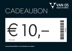 Van Os Van Os Cadeaubon €10,- Zwart