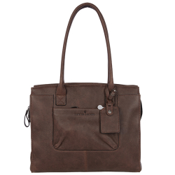 Castelijn en Beerens Laptoptas / Werktas / Schoudertas Dames 15  Inch Leer Carisma 