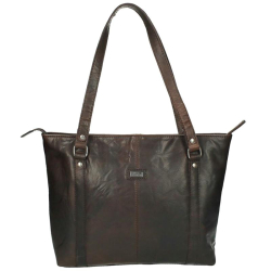 Spikes & Sparrow Schoudertas / Shopper Dames Leer Bandit 