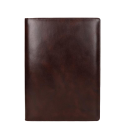 van der Spek Luxe Schrijfmap met rits Leer A4  Buffel 