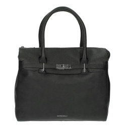 Gigi Fratelli Schoudertas / Handtas Dames Leer Romance Zwart
