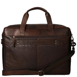 Spikes & Sparrow Laptoptas / Aktetas / Werktas 16.4 Inch Leer Colorado 
