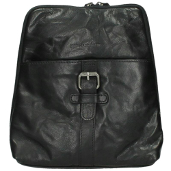 Spikes & Sparrow Rugzak / Rugtas Dames 6 Liter Leer Bronco Zwart