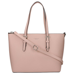 Flora & Co Grote Schoudertas / Handtas  Dames Saffiano Nora Taupe