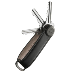 Orbitkey Sleutelhanger / Sleutelhouder  Leer Key Organiser Zwart