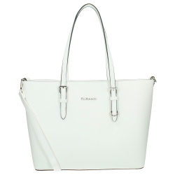 Flora & Co Grote Schoudertas / Handtas  Dames Saffiano Nora Oranje