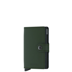 Secrid Pasjeshouder / Kaarthouder Uitschuifbaar RFID Leer voor pasjes en briefgeld Miniwallet Matte Rood