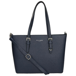 Flora & Co Grote Schoudertas / Handtas  Dames Saffiano Nora Groen