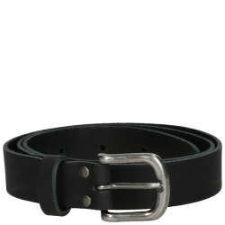 DSTRCT Dames Riem Leer 3 cm Hoog 95 cm Lang Zwart