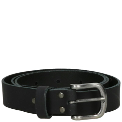 DSTRCT Dames Riem Leer 3 cm Hoog 105 cm Lang Zwart