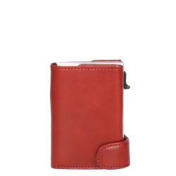 Tony Perotti Furbo Pasjeshouder / Kaarthouder RFID Leer voor pasjes, briefgeld en kleingeld Cognac