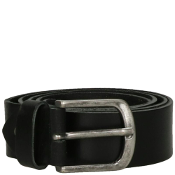 DSTRCT Heren Riem Leer 4 cm Hoog 115 cm Lang Jeans Zwart