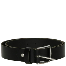 DSTRCT Heren Riem Leer 4 cm Breed 95 cm Lang Zwart
