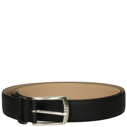 DSTRCT Heren Riem Leer 3 cm Breed 115 cm lang Zwart