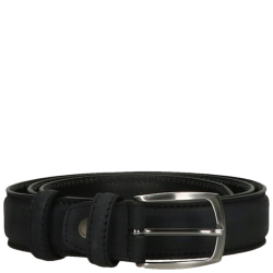 Bymee Heren riem  Nabuk 120cm Zwart