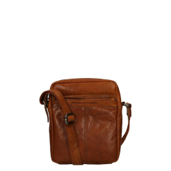 Spikes & Sparrow Schoudertas / Crossbodytas  Heren Leer Latigo Bruin