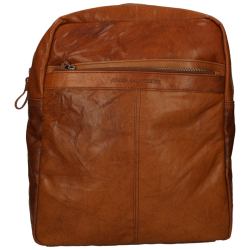 Spikes & Sparrow Laptoprugzak / Rugtas / Laptoptas 15  Inch Leer Bronco Bruin