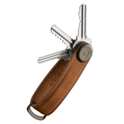 Orbitkey Sleutelhanger / Sleutelhouder Leer Grazy Horse Bruin
