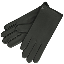 Roeckl Handschoenen Heren Leer Gevoerd Maat 9.5 Klassiker Fleece Zwart