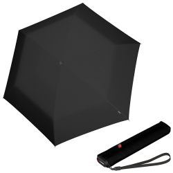 Knirps Paraplu Opvouwbaar Handmatig Openen Windproof  US 050 Ultra Light Slim Manual Zwart
