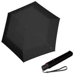 Knirps Paraplu / Stormparaplu Opvouwbaar Automatisch Open U 200 Ultra Light  Duomatic Zwart