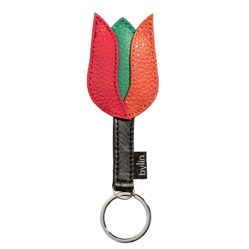 By lin Tulip Key ring Taupe