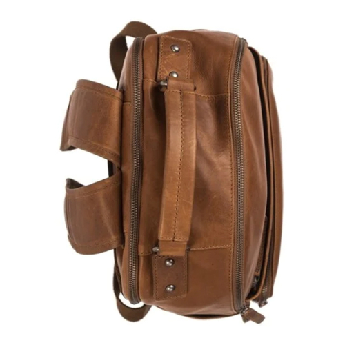 The Chesterfield Brand Waxed Pull Up Bruin