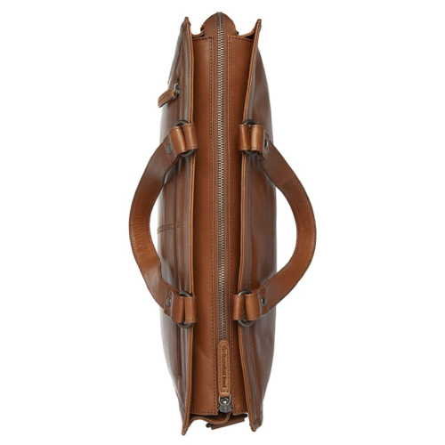The Chesterfield Brand Waxed Pull Up Bruin