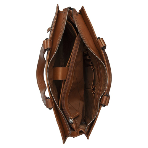 The Chesterfield Brand Waxed Pull Up Bruin