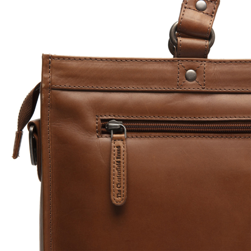 The Chesterfield Brand Waxed Pull Up Bruin