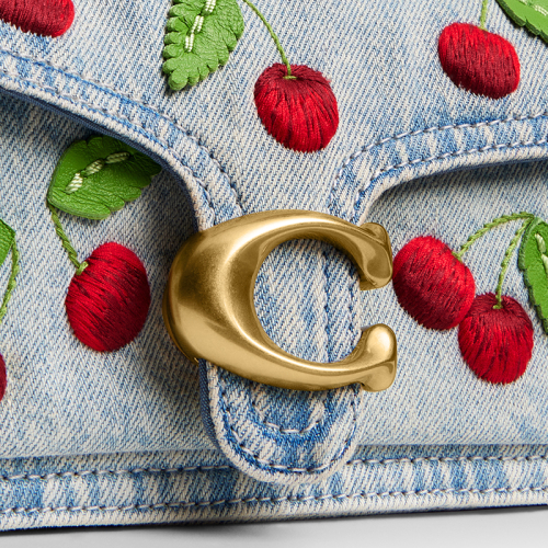 Coach Tabby Cherry 20 Denim Brons