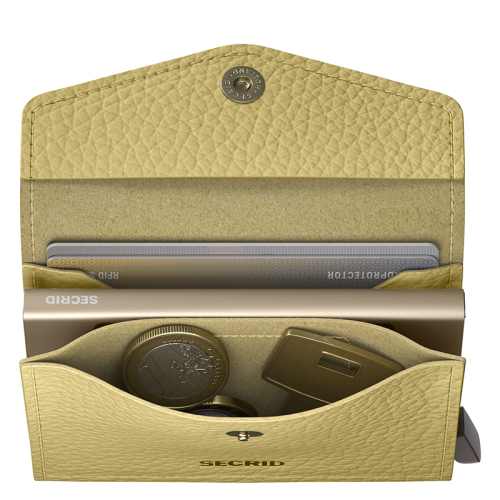 Secrid Envelope Wallet Pebble Goud