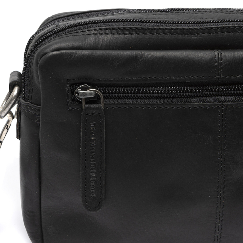 The Chesterfield Brand Waxed Pull Up Zwart